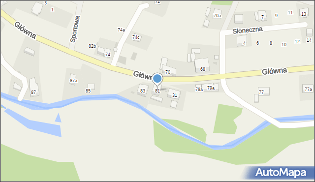Ludwikowice Kłodzkie, Główna, 81, mapa Ludwikowice Kłodzkie