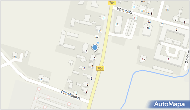 Łyszkowice, Głowackiego Bartosza, 7, mapa Łyszkowice