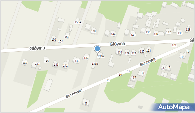 Maków, Główna, 135, mapa Maków