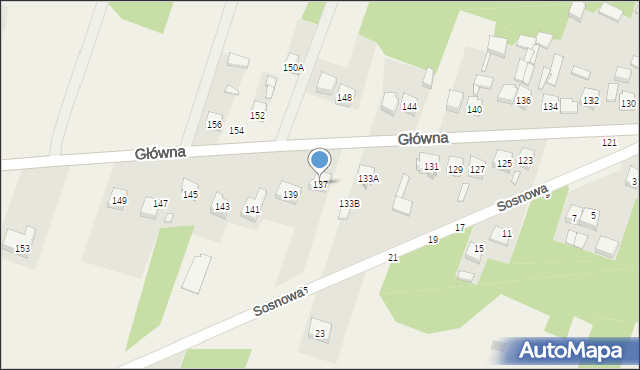 Maków, Główna, 137, mapa Maków