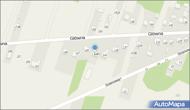 Maków, Główna, 151, mapa Maków