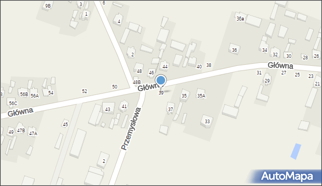 Maków, Główna, 39, mapa Maków