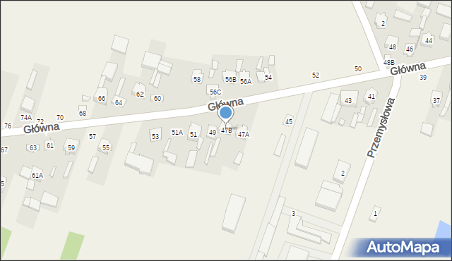 Maków, Główna, 47B, mapa Maków
