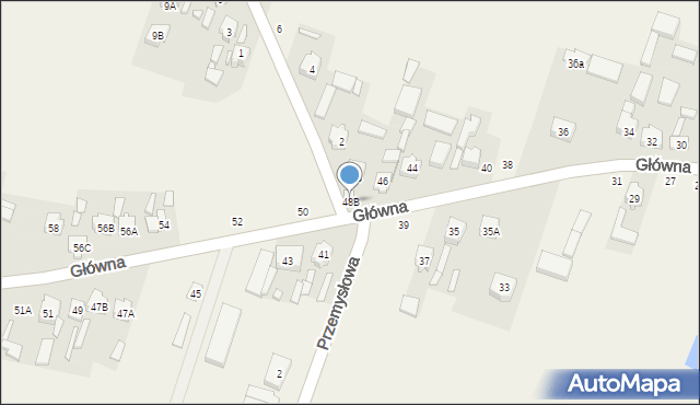 Maków, Główna, 48B, mapa Maków