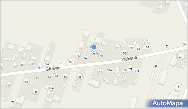 Maków, Główna, 62, mapa Maków
