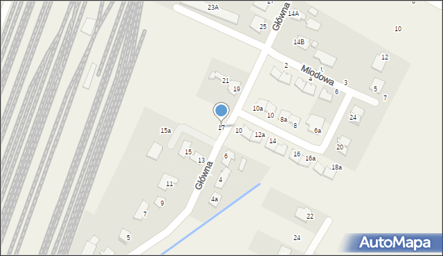 Maksymilianowo, Główna, 17, mapa Maksymilianowo