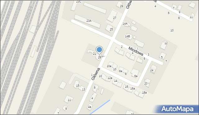 Maksymilianowo, Główna, 19, mapa Maksymilianowo