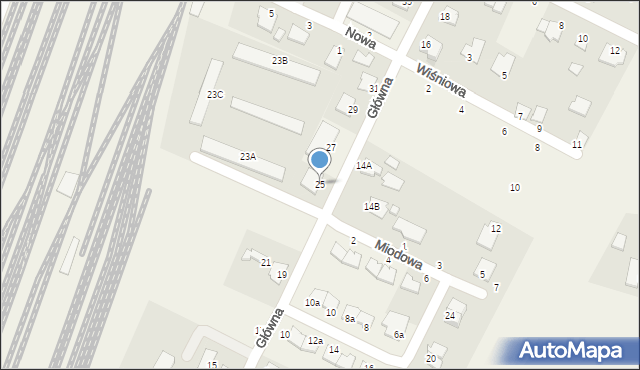 Maksymilianowo, Główna, 25, mapa Maksymilianowo