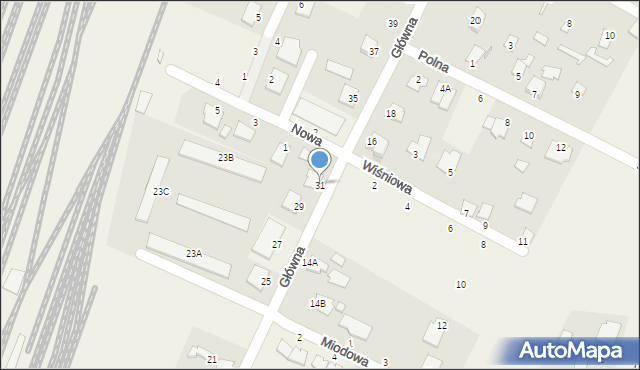 Maksymilianowo, Główna, 31, mapa Maksymilianowo