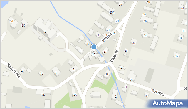 Małkowice, Główna, 15, mapa Małkowice