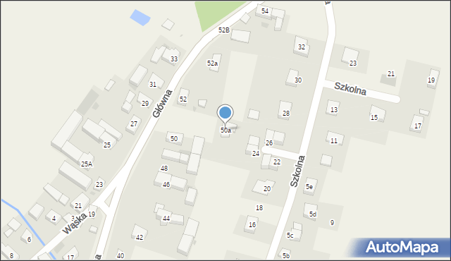 Małkowice, Główna, 50a, mapa Małkowice