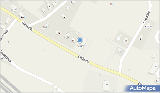 Marciszów, Główna, 88A, mapa Marciszów