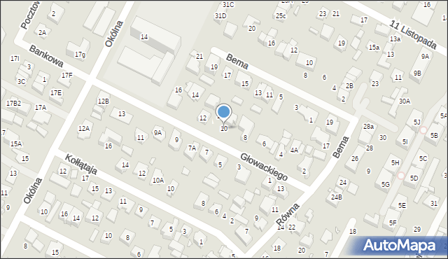 Marki, Głowackiego Bartosza, 10, mapa Marki