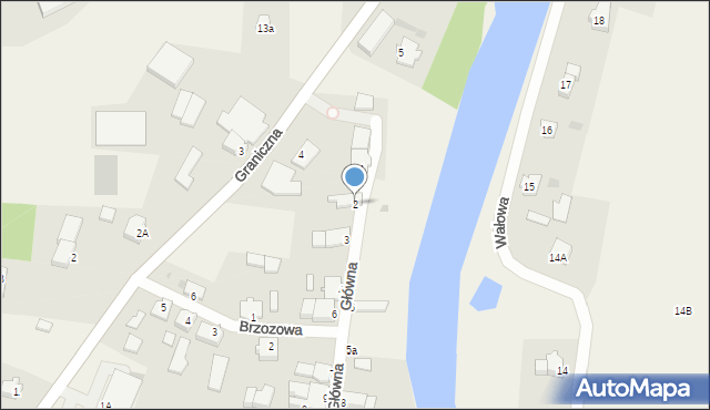 Marzęcino, Główna, 2, mapa Marzęcino