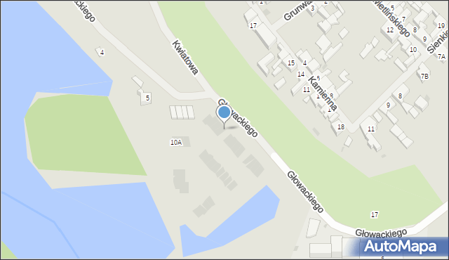 Maszewo, Głowackiego Bartosza, 13a, mapa Maszewo