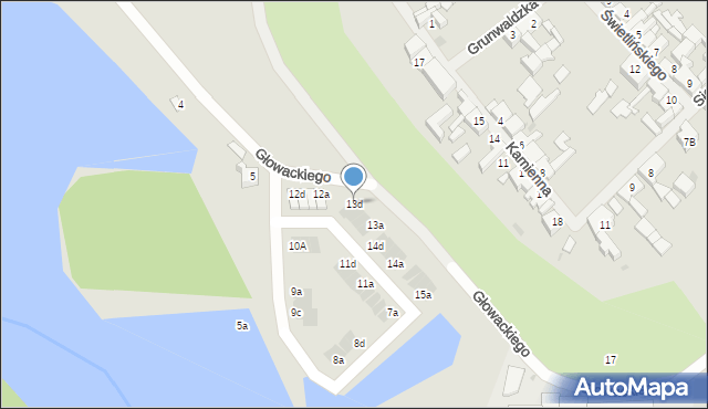 Maszewo, Głowackiego Bartosza, 13d, mapa Maszewo