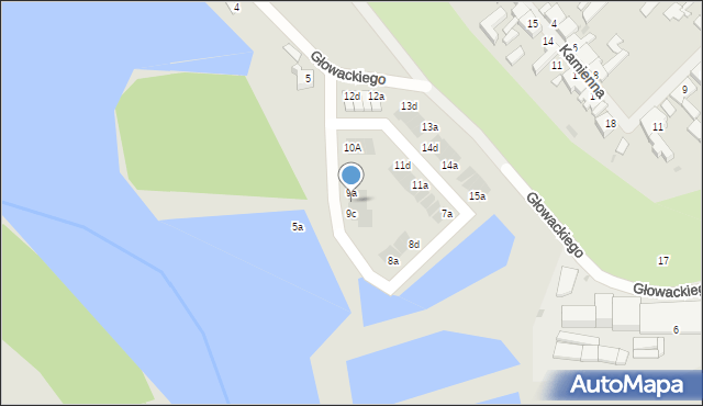 Maszewo, Głowackiego Bartosza, 9b, mapa Maszewo