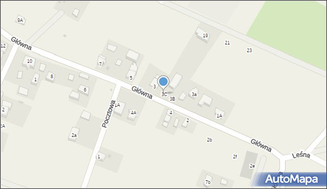 Miłocice, Główna, 3C, mapa Miłocice