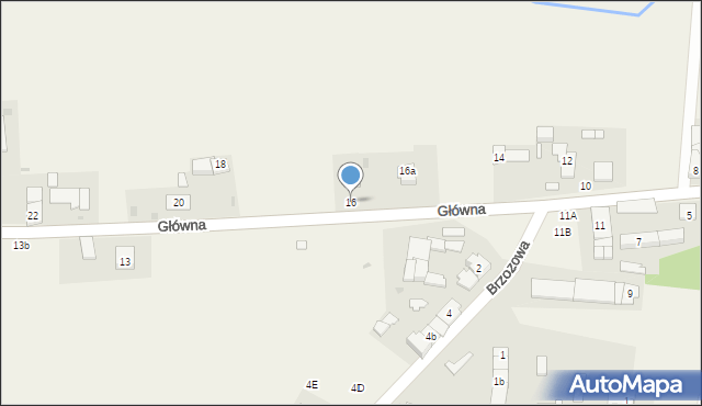 Miodary, Główna, 16, mapa Miodary