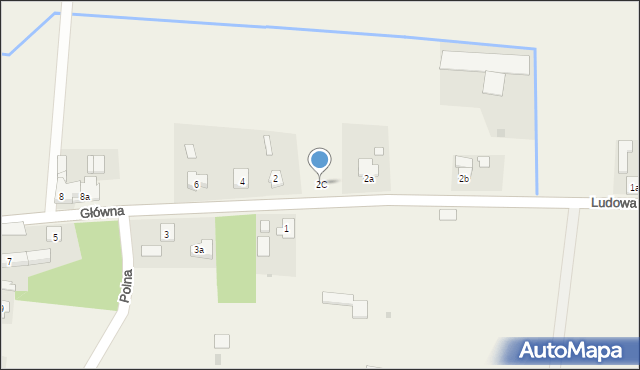 Miodary, Główna, 2C, mapa Miodary