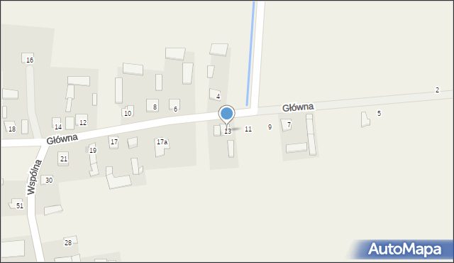Mirowice, Główna, 13, mapa Mirowice