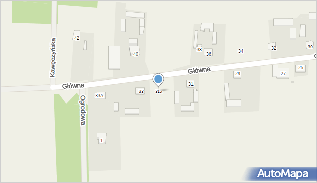 Mirowice, Główna, 31a, mapa Mirowice