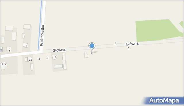 Mirowice, Główna, 5, mapa Mirowice