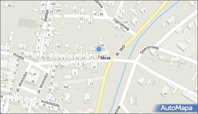 Mirsk, Głowackiego Bartosza, 21, mapa Mirsk