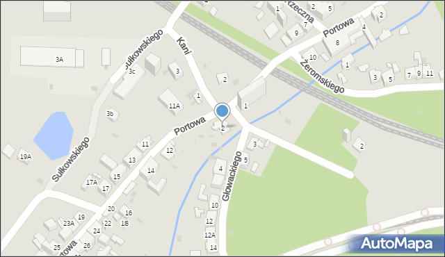 Mysłowice, Głowackiego Bartosza, 2, mapa Mysłowice