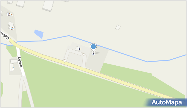 Niechlów, Głogowska, 6, mapa Niechlów