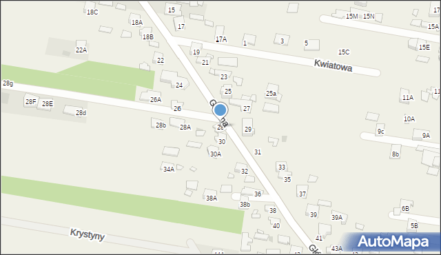 Nowa Wieś, Główna, 28, mapa Nowa Wieś