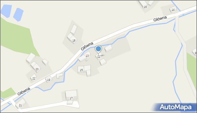 Nowe Bogaczowice, Główna, 11, mapa Nowe Bogaczowice