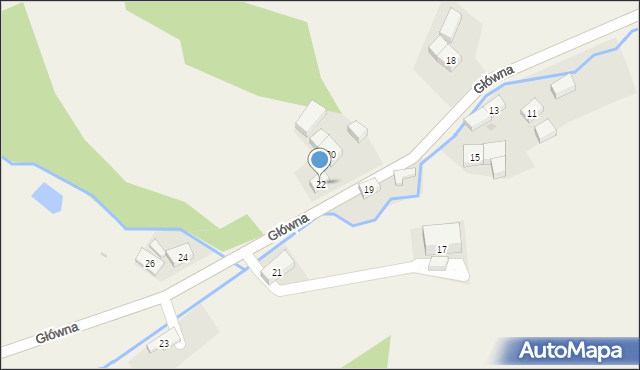 Nowe Bogaczowice, Główna, 22, mapa Nowe Bogaczowice