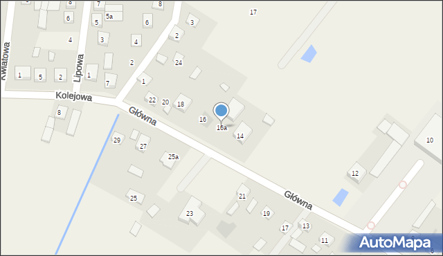 Nowe Grobice, Główna, 16a, mapa Nowe Grobice