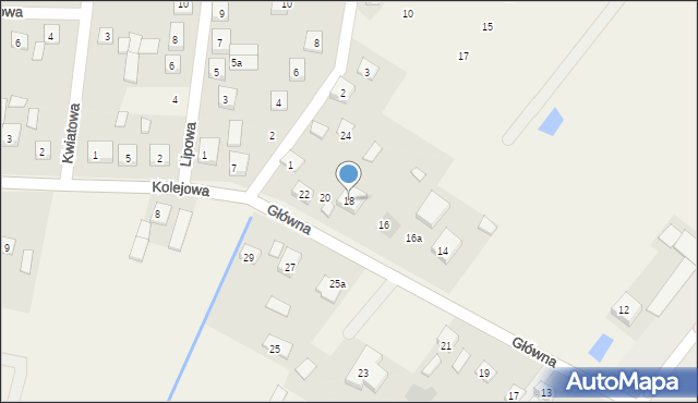 Nowe Grobice, Główna, 18, mapa Nowe Grobice