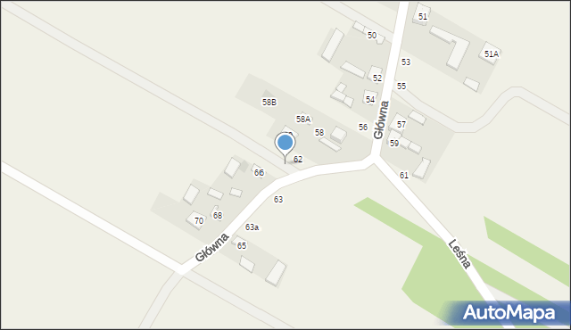 Nowe Wągrodno, Główna, 64, mapa Nowe Wągrodno