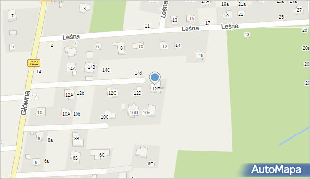 Nowy Prażmów, Główna, 12E, mapa Nowy Prażmów