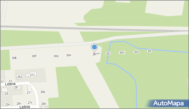 Nowy Prażmów, Główna, 30I, mapa Nowy Prażmów