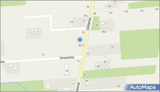 Nowy Prażmów, Główna, 53, mapa Nowy Prażmów