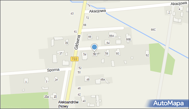 Nowy Prażmów, Główna, 56, mapa Nowy Prażmów