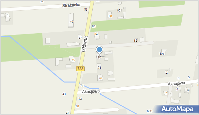 Nowy Prażmów, Główna, 80, mapa Nowy Prażmów
