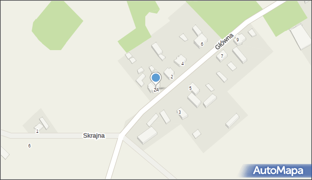 Nowy Zagór, Główna, 2A, mapa Nowy Zagór