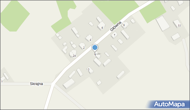 Nowy Zagór, Główna, 5, mapa Nowy Zagór