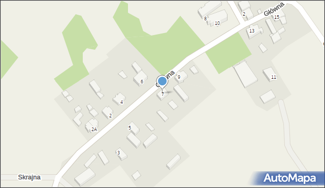 Nowy Zagór, Główna, 7, mapa Nowy Zagór