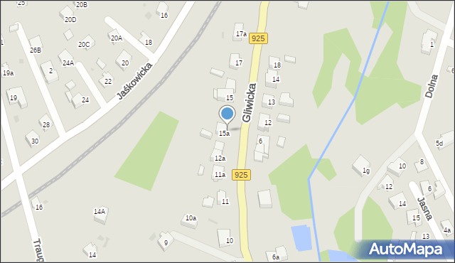 Orzesze, Gliwicka, 21, mapa Orzesze