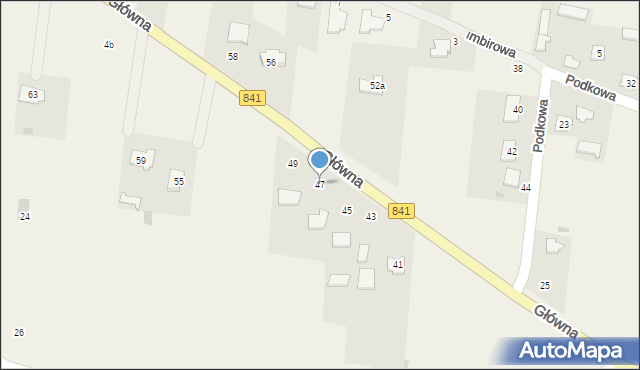 Parypse, Główna, 47, mapa Parypse