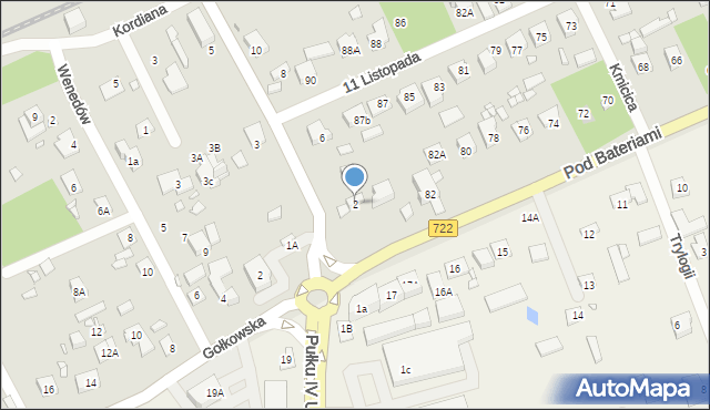 Piaseczno, Główna, 2, mapa Piaseczno