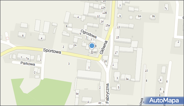 Pietrzykowice, Główna, 22, mapa Pietrzykowice