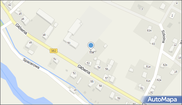 Piława Dolna, Główna, 53a, mapa Piława Dolna