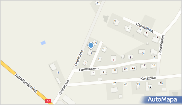 Pilchów, Glicyniowa, 3, mapa Pilchów